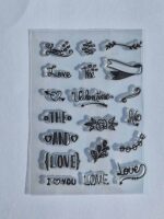 Силиконови печати "Love"