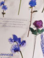 Цветя сет - лилави рози, лалета и клонки - Image 2