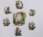 Стикери с прозорци и котки, зелени - Image 4