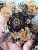 Сет черни и златни божури - Image 2