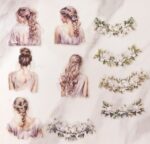 Стикери "Girls" в топли нюанси - Image 2