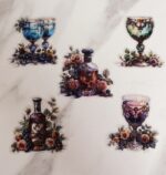 Готически стикери, чаши - Image 3
