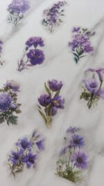 Сет лилави цветя, 50 бр. - Image 2