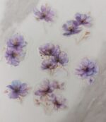 Лилави цветя с позлатени мотиви - Image 2